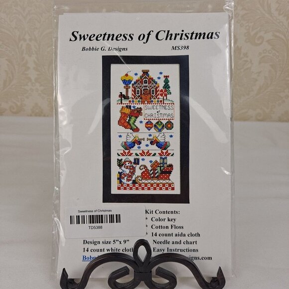 Sweetness of Christmas #MS398 Counted Cross Stitch Kit NWT - Picture 1 of 5